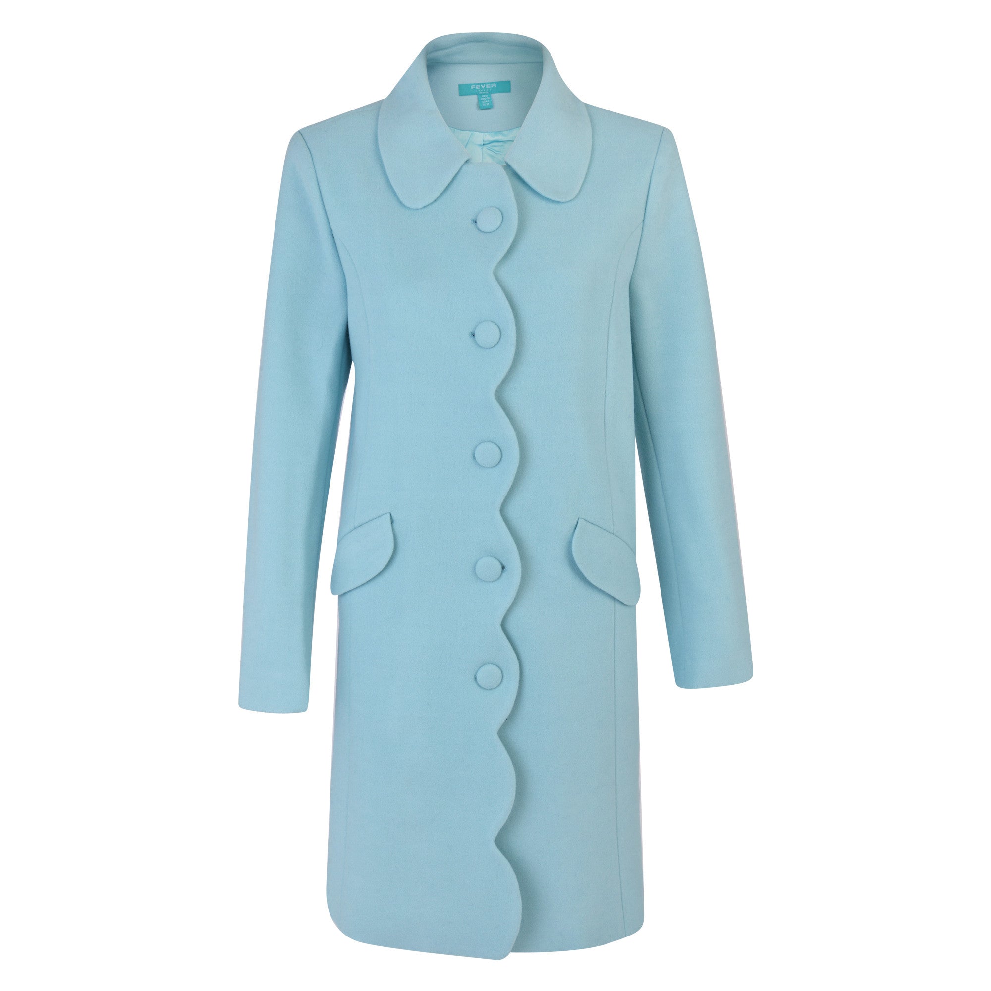 Lana Coat Duck Egg Blue