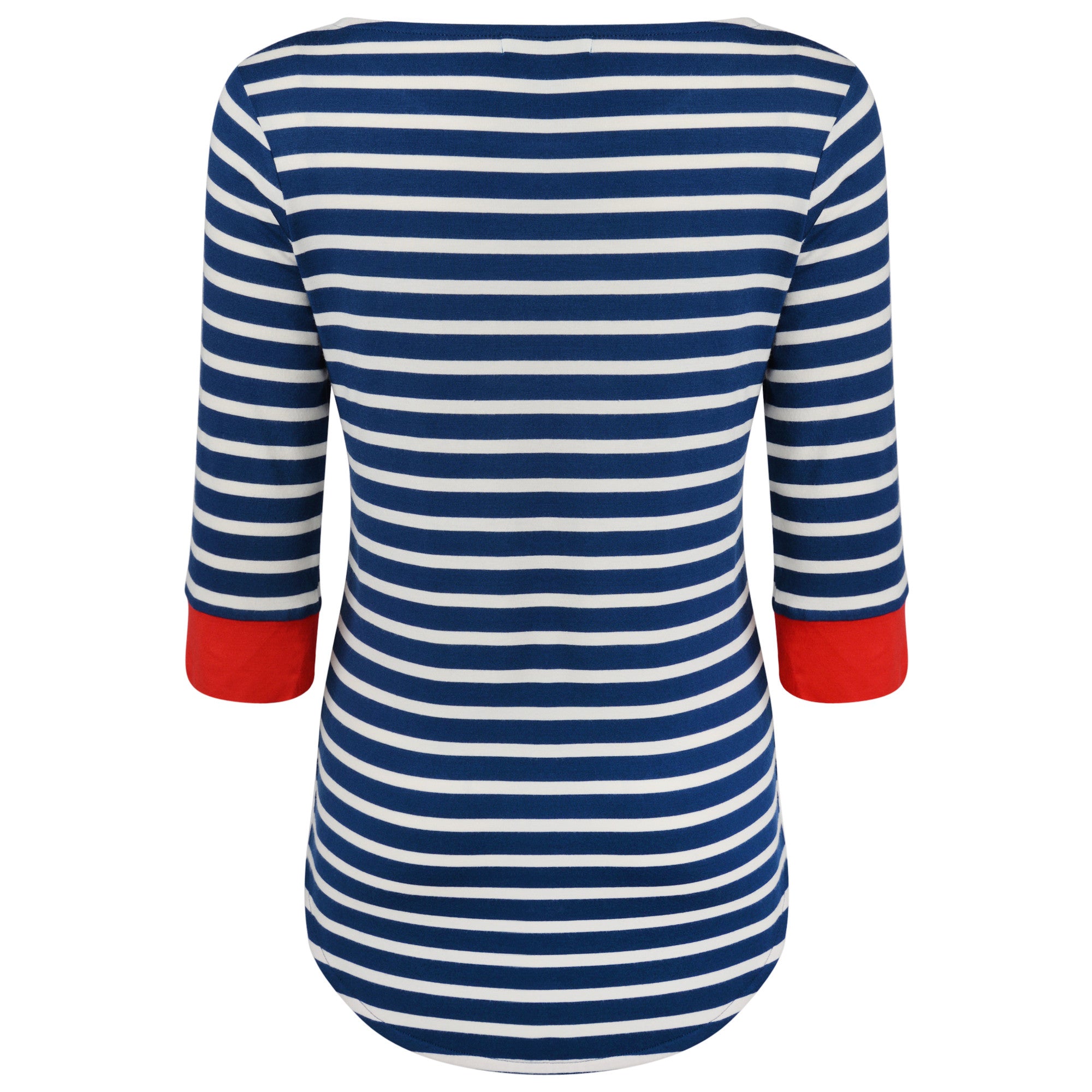 Brigitte Striped Top Navy/Cream/Red