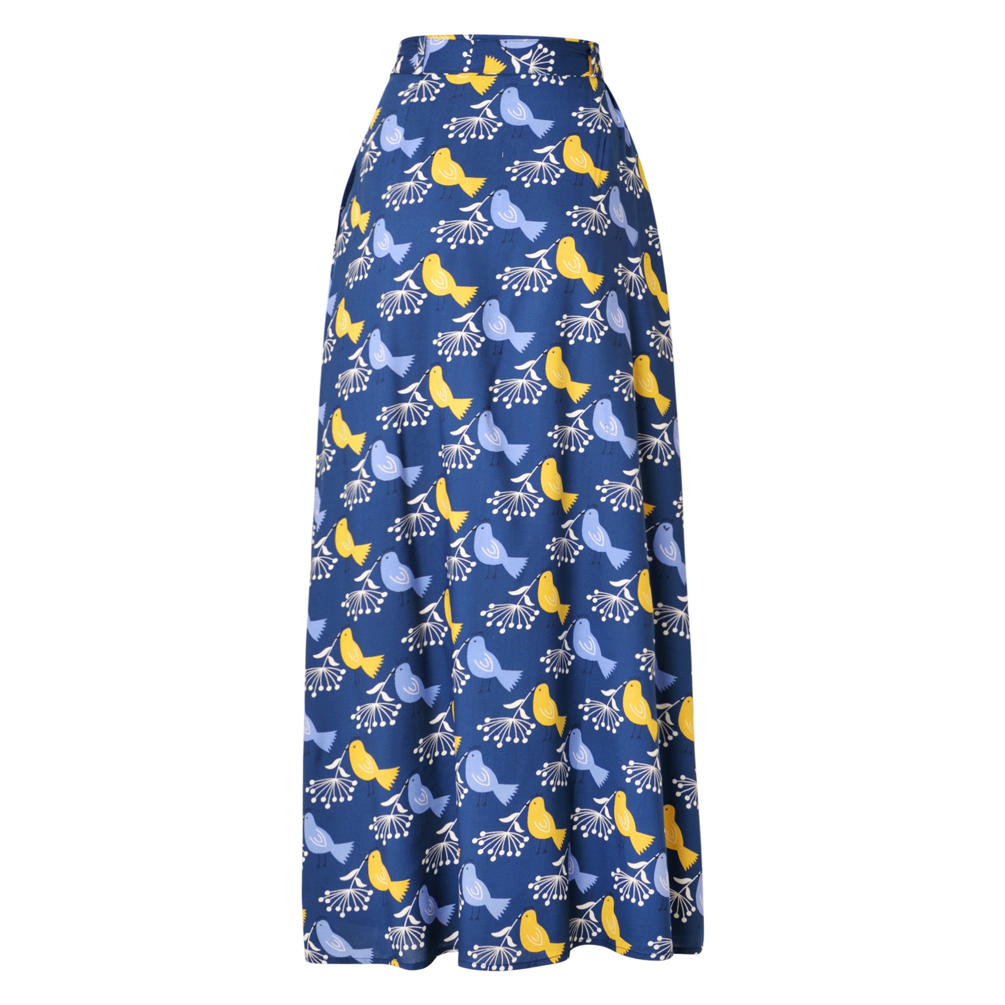 Cassie Maxi Skirt Navy Multi