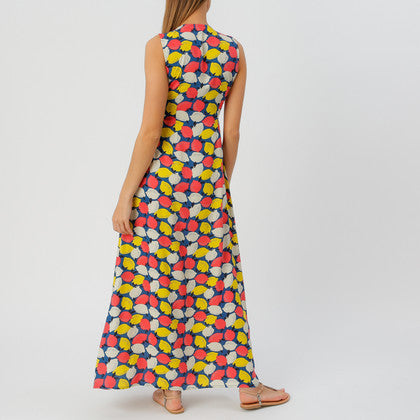 Lemonade Maxi Dress Navy Multi