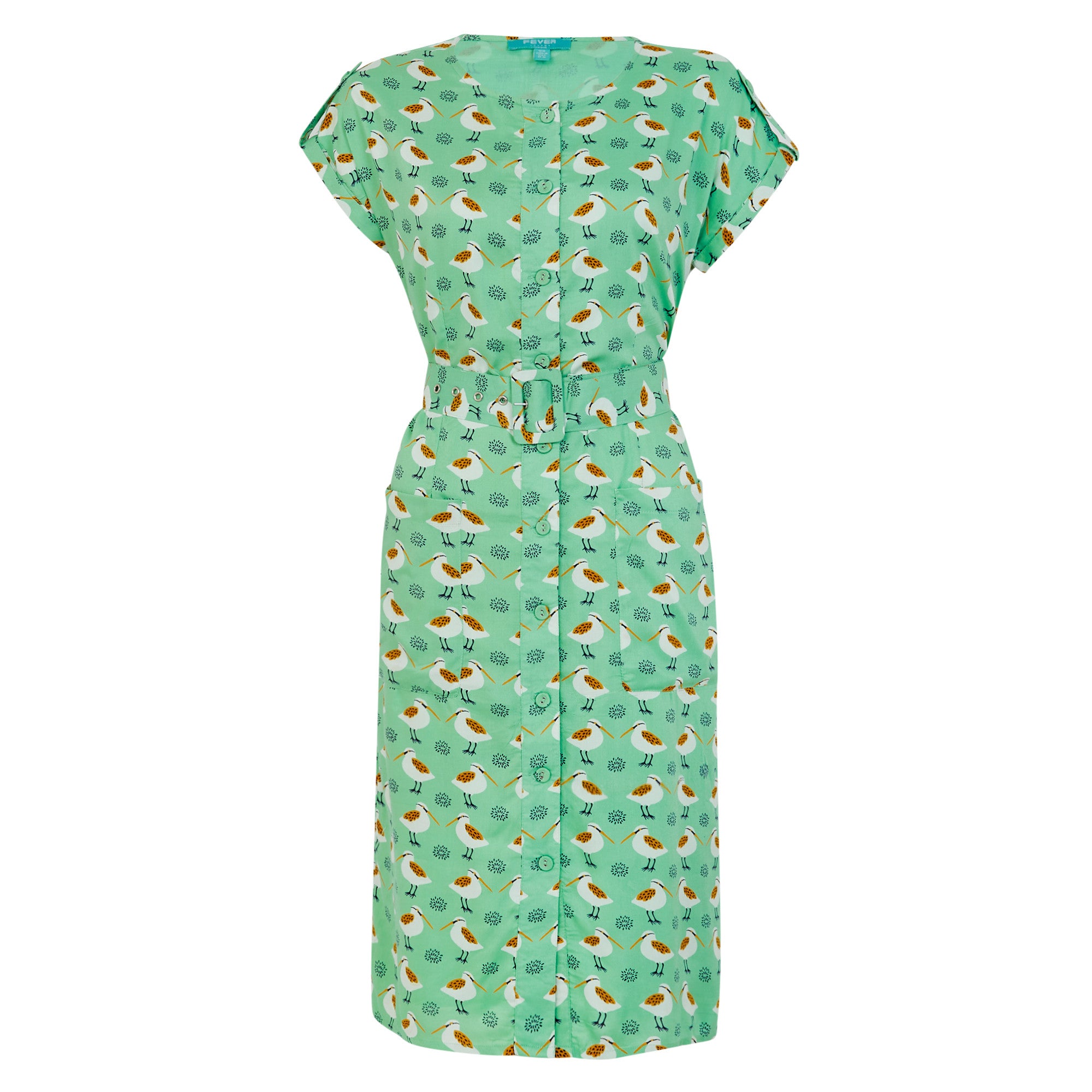 Lavinia Button Down Dress Mint