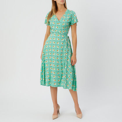 Lavinia Wrap Dress Mint