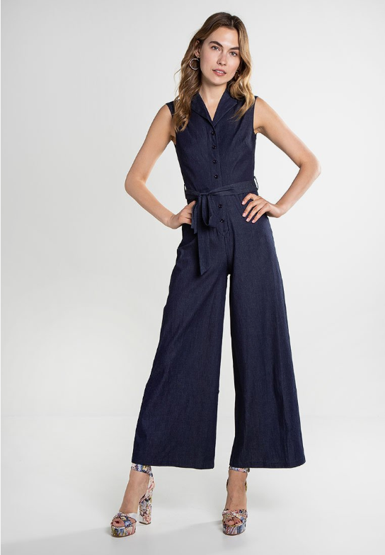 Yvonne Jumpsuit Dark Denim
