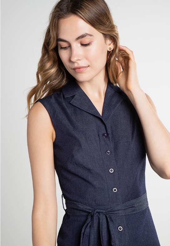 Yvonne Jumpsuit Dark Denim