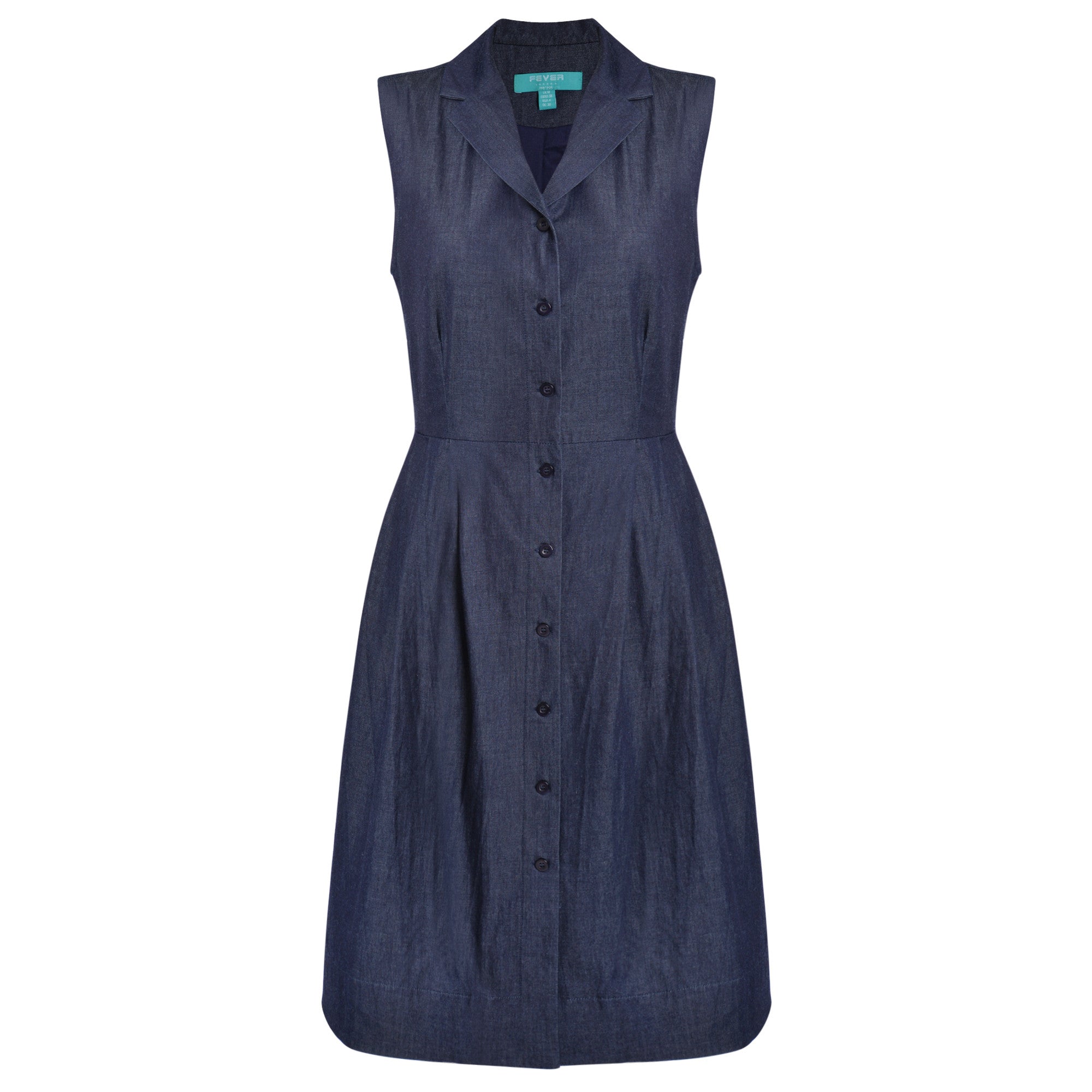 Yvonne Shirt Dress Dark Denim