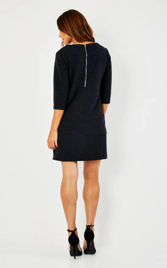 Blue 'Freya' Pocket Dress