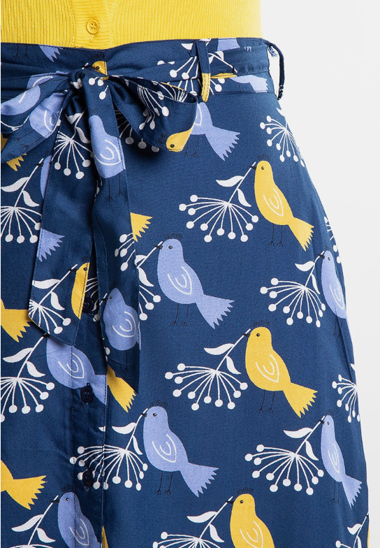 Cassie Maxi Skirt Navy Multi