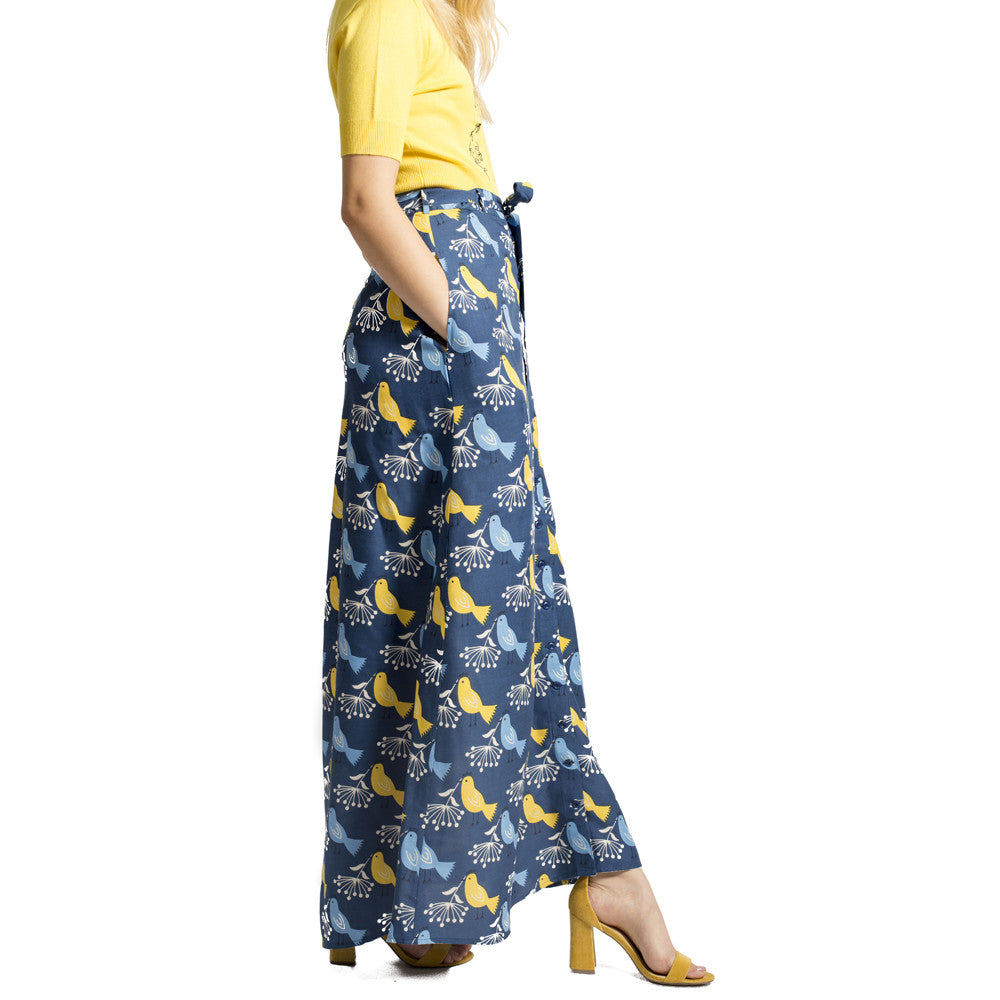 Cassie Maxi Skirt Navy Multi