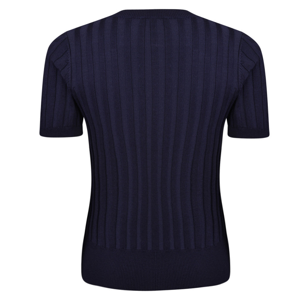 Kingsley Knit Top Navy