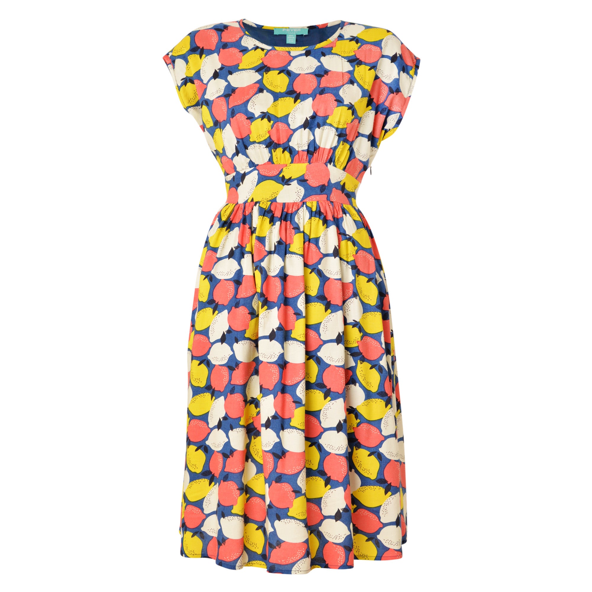 Lemonade Dress Navy Multi