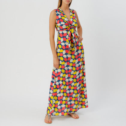 Lemonade Maxi Dress Navy Multi