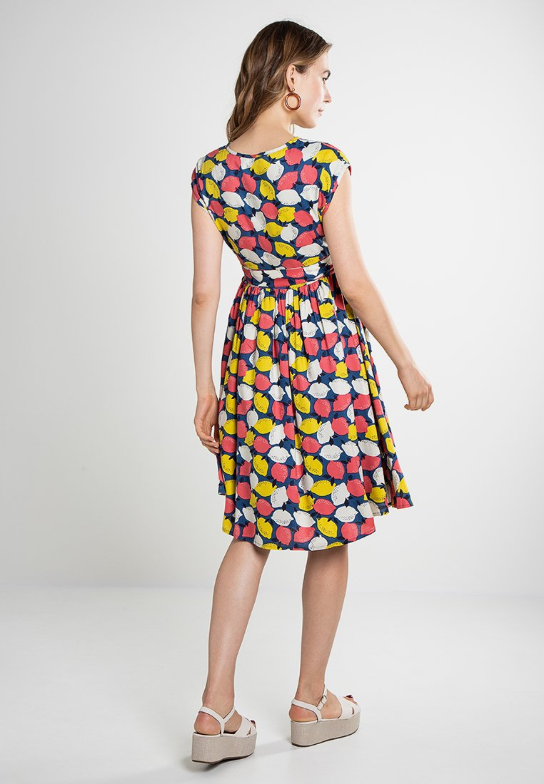 Lemonade Dress Navy Multi